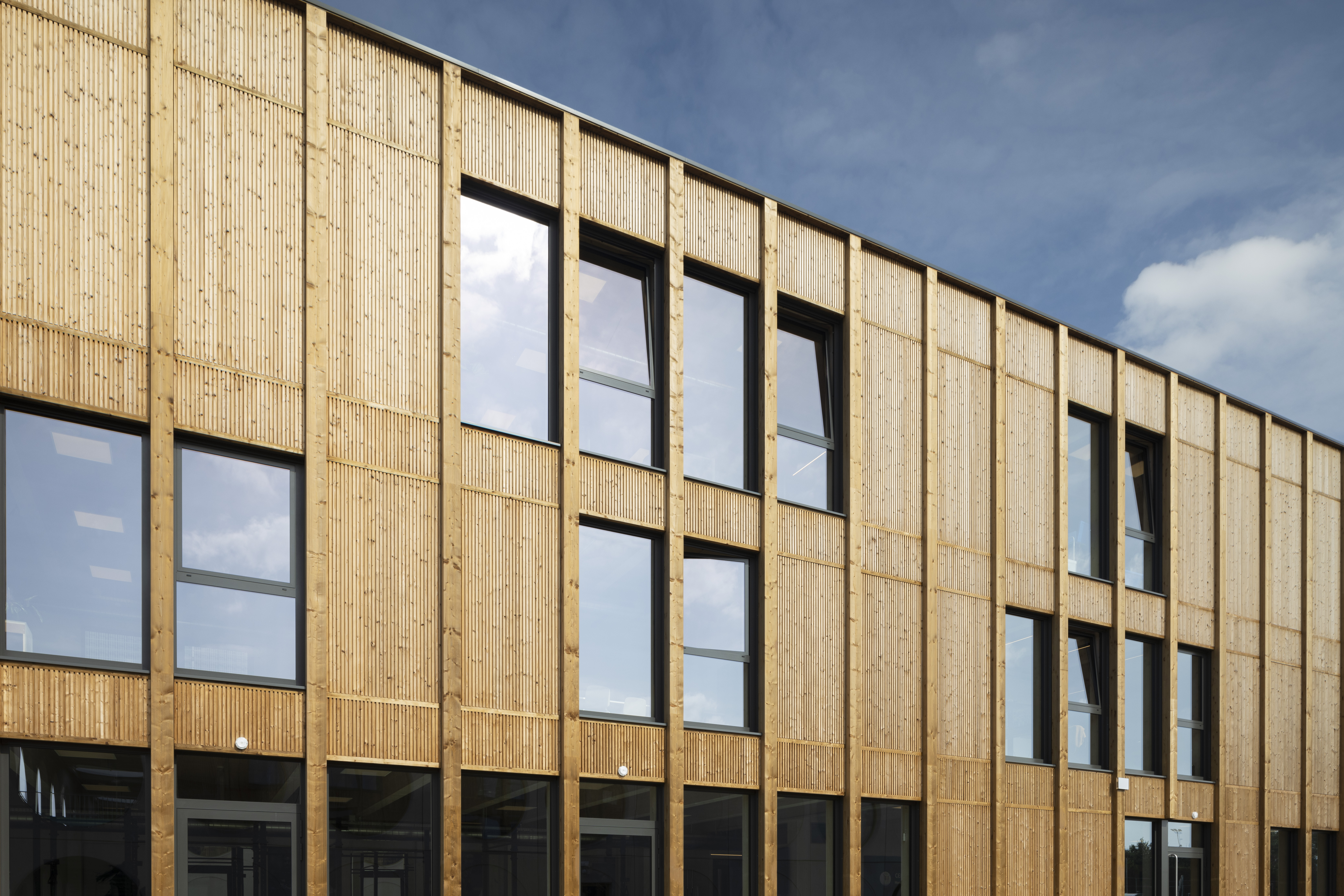 Beeld van het nieuwe hockey centrum in CLT